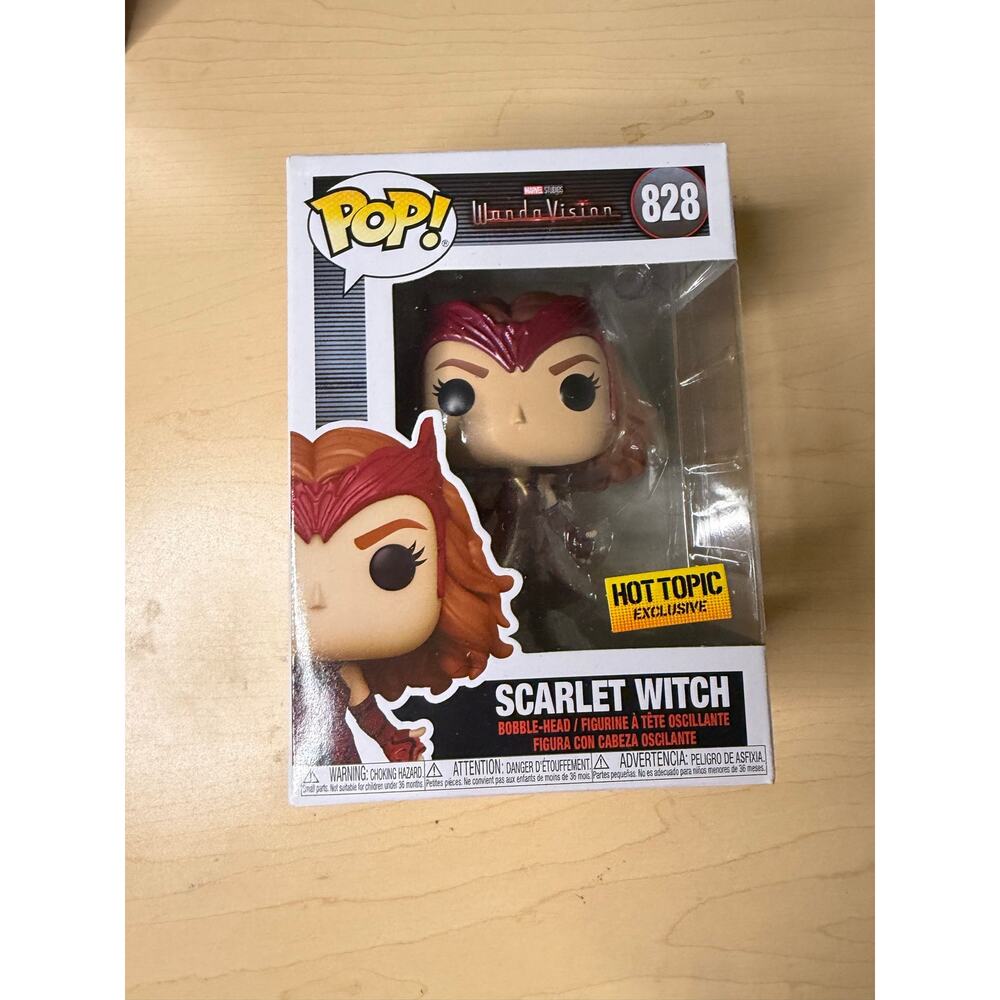 Funko Pop! Marvel WandaVision Scarlet Witch #828 Hot Topic Exclusive
